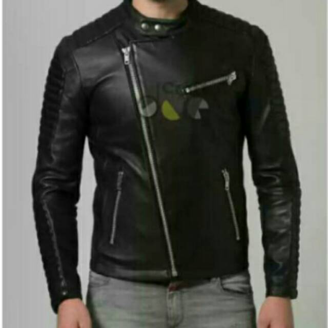 MX 361 jaket semi kulit pria