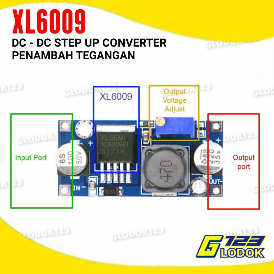 DC DC Dual Step Down Step Up Module Adjustable XL6009