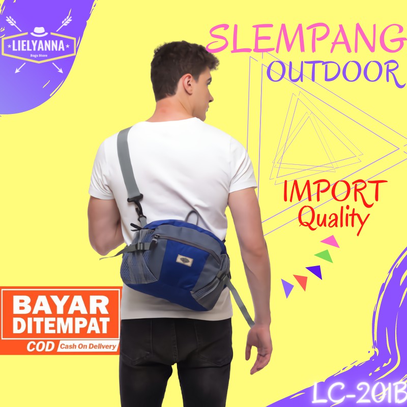 Tas Selempang Pria Waisbag Cowok Cowo Slempang Westbag Wesbag Salempang Samping Pria Tnf Import 201a