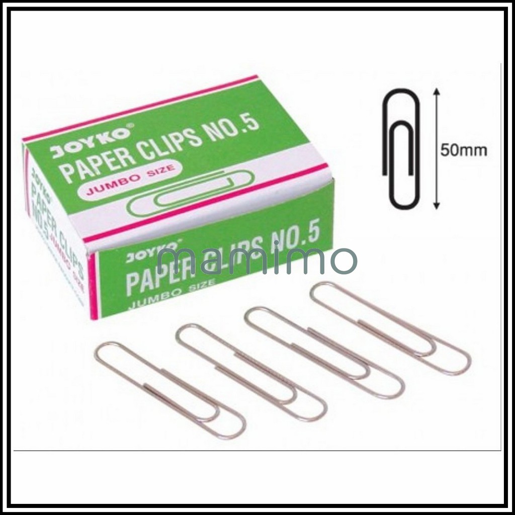 

Penjepit Kertas Paper Klip No.5 Joyko