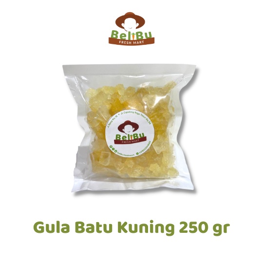 

Gula Batu Kuning Murni 250 gr - BeliBu Fresh Mart