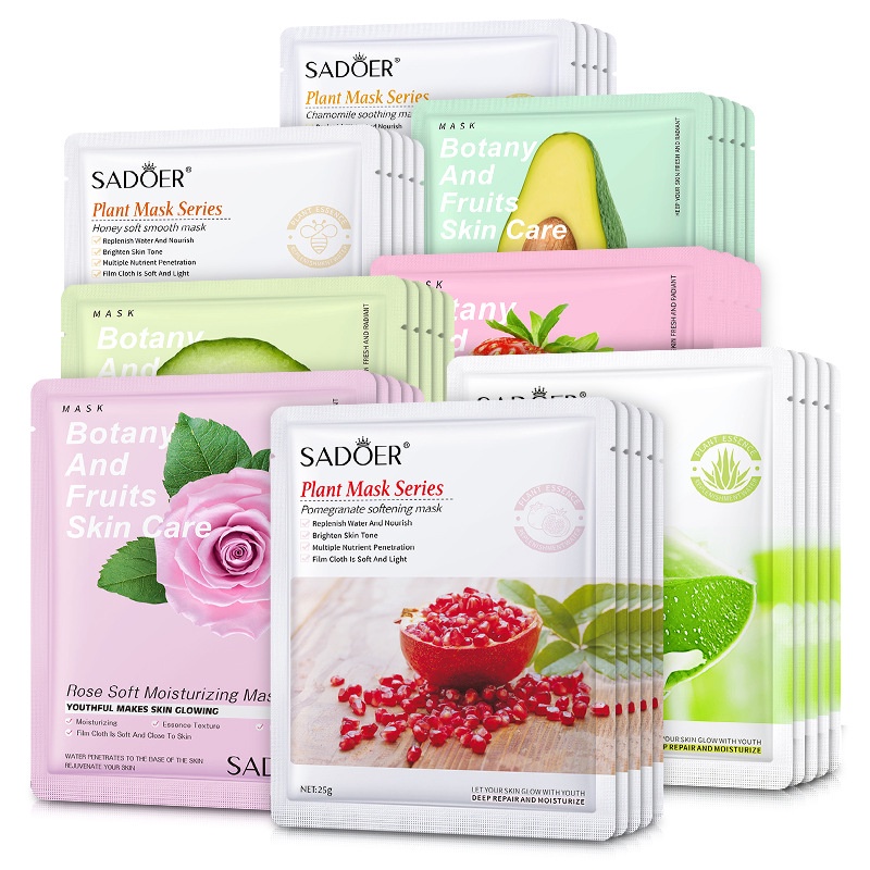 Citadeal - SADOER Masker Wajah Glowing, Botany Fruit Face Sheet Mask