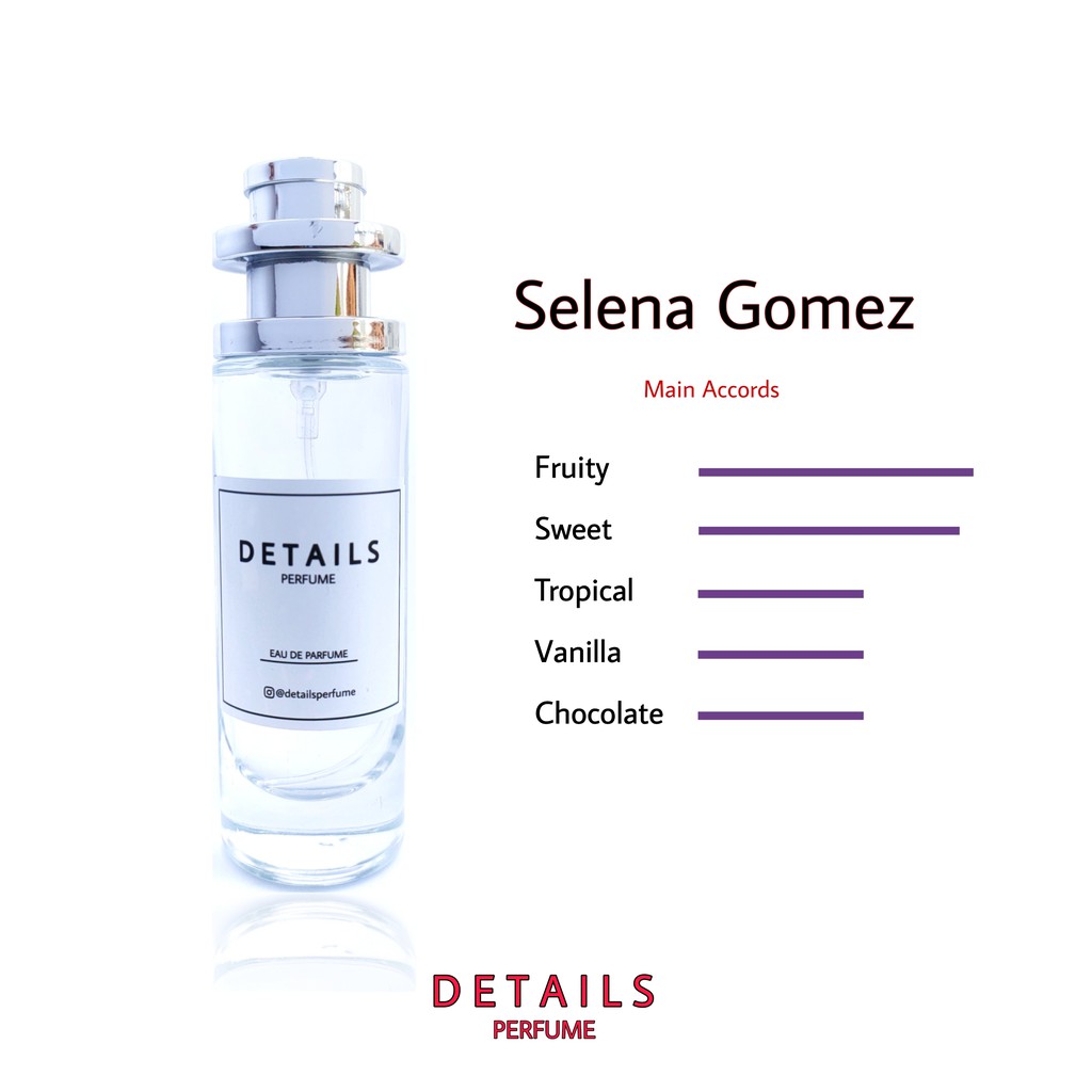 Jual Details Perfume - Selena Gomez - Eau De Parfum | Shopee Indonesia