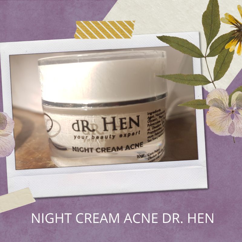 Night Cream Acne dR.Hen ( DR HEN SKINCARE )