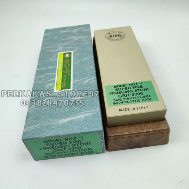 Batu asahan king finishing stone grit 3000 sharpening stone made in japan