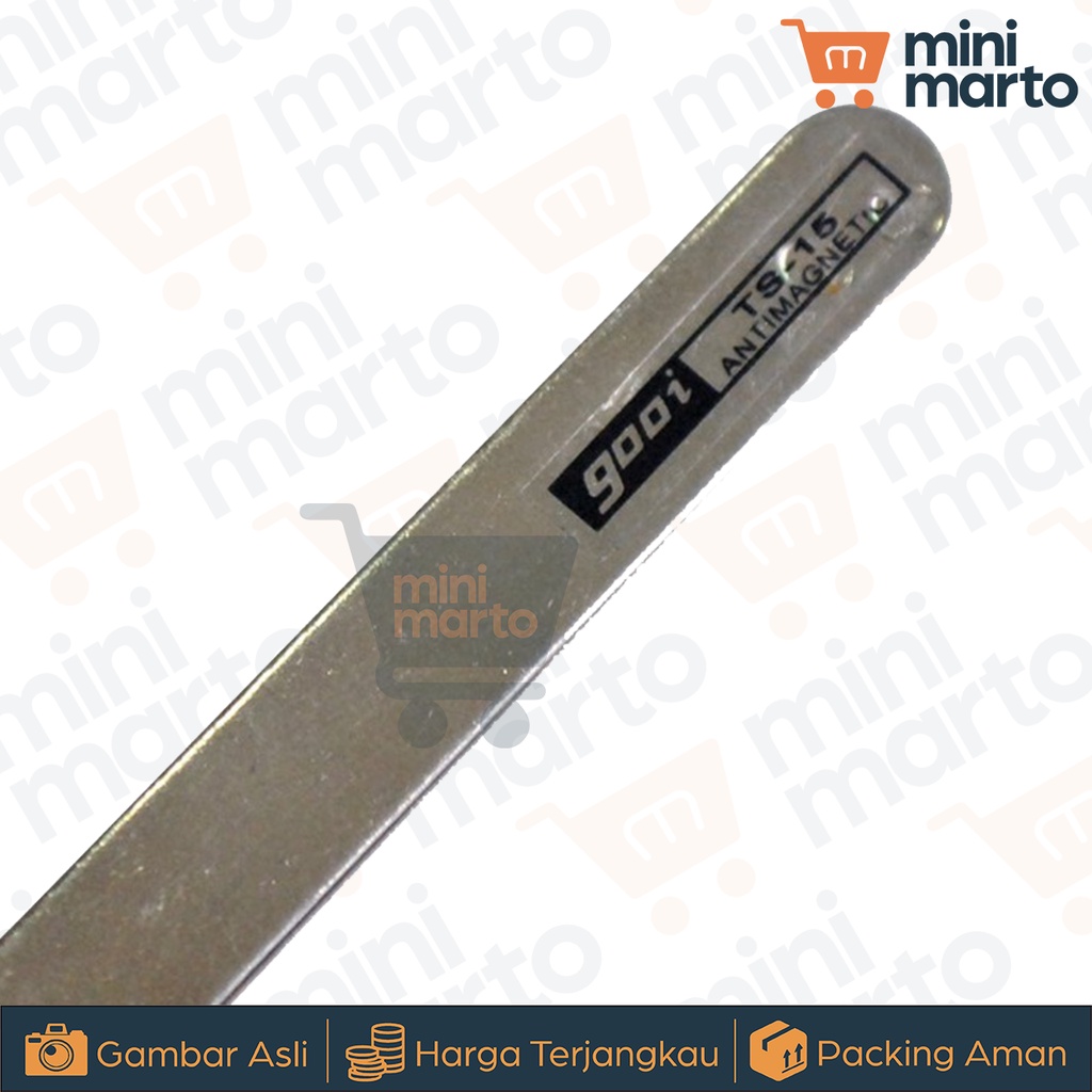 Pinset Tweezers GOOI Pinset Lurus Pinset Bengkok dan Lainnya - Minimarto