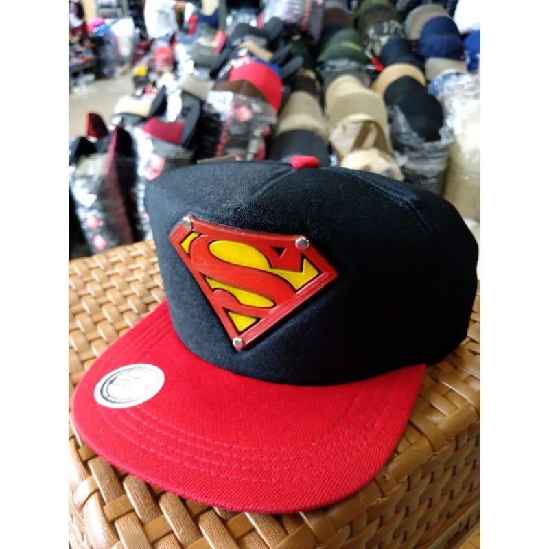 Topi Snapback Anak Laki Laki Logo Superman