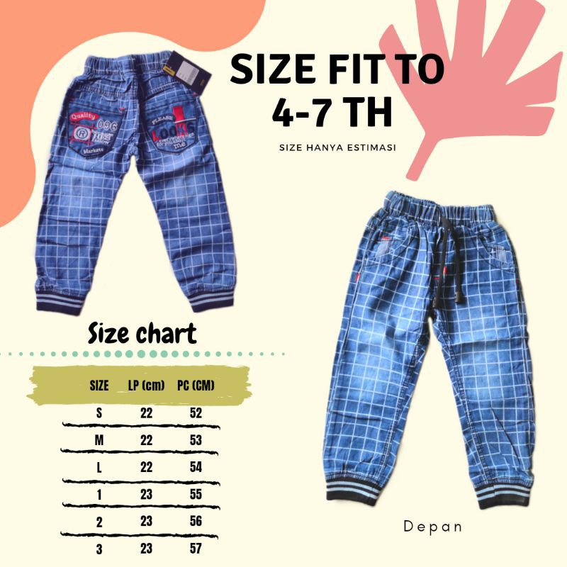 CELANA JEANS ANAK COWOK CELANA PANJANG ANAK LAKI JEANS PREMIUM ANAK COWOK JOGER JEANS