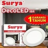 Lampu Panel LED / Downlight 8 Watt DecoLED SURYA (GARANSI 1 Tahun)