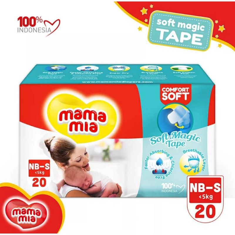 MamaMia Popok Tape NB-S 20 (NewBorn)