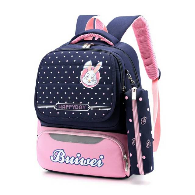 Back Pack Double Decker_Tas Ransel Anak_Lol_Unicorn_Superhero_Paw Patrol_Shopkins Fashion Cewek W5Q3
