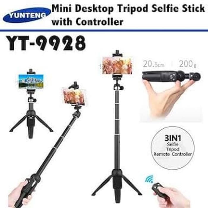 Tongsis Tripod Bluetooth Yunteng original YT-9928