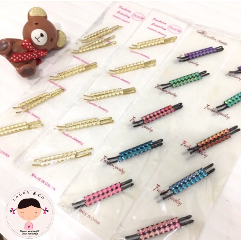 JEPIT LIDI MATA 10PC TEBAL BOBBY PIN GROSIR