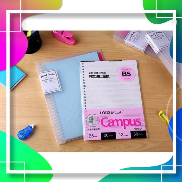 

KOKUYO Loose Leaf Campus A5, B5 Dotted / Square / Line / Polos