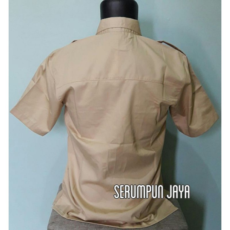 KEMEJA PDH KREM - KEMEJA PDL - BAJU PDH KREM - BAJU PDL