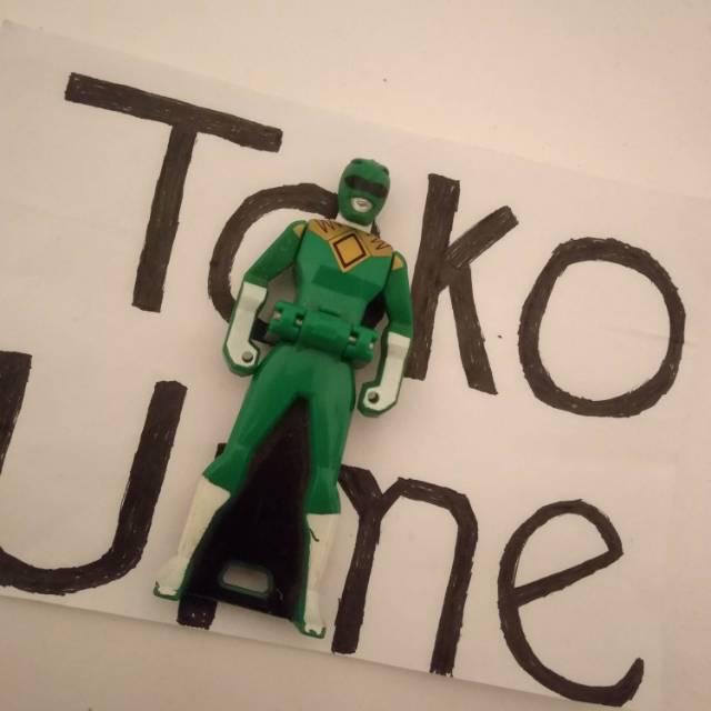 DX Ranger Key Dragon Green Ranger Bandai Japan Zyuranger Gokaiger Mainan Power Ranger Mighty Morphin