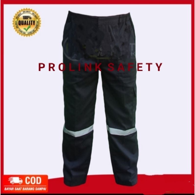 CELANA SAFETY HITAM DAN DONGKER