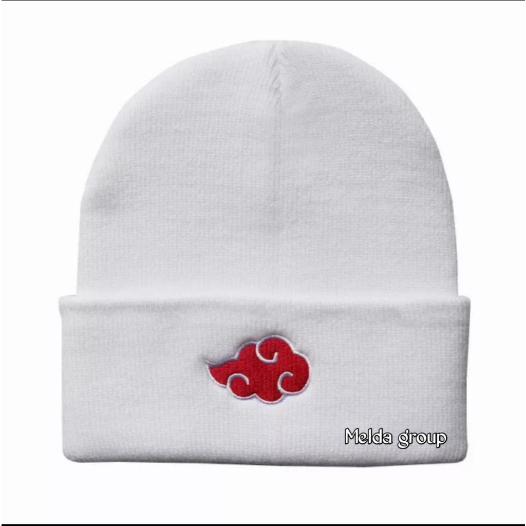 Topi Kupluk Beanie Hat Boridir Akatsuki Kupluk Anime Naruto Terbaru