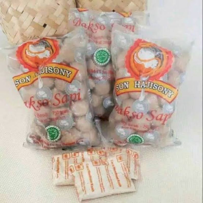 

bakso sapi son haji sony 750gr lengkap bumbu