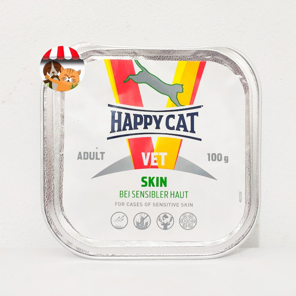 Happy Cat Vet Skin Wet Food 100gr - Makanan Kucing Basah