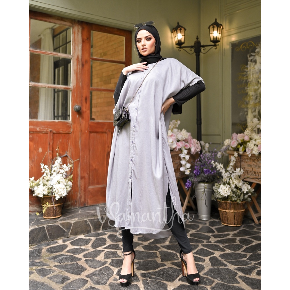 Dress Kalong Polos Ruby