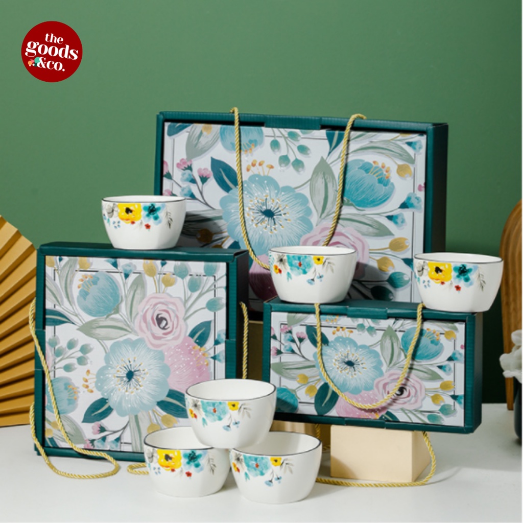 𝐆𝐨𝐨𝐝𝐬𝐂𝐨 Hampers Lebaran Idul Fitri Mangkok Set Premium Eid Mubarak Gift Set Mangkok Keramik Parsel Lebaran Hampers Ramadhan Lebaran