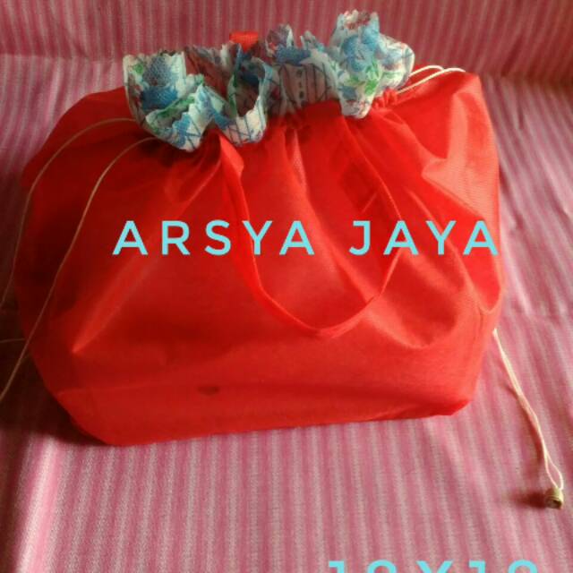 Tas hantaran berkat serut mawar tipis/tas hajatan murah/promo tas berkat