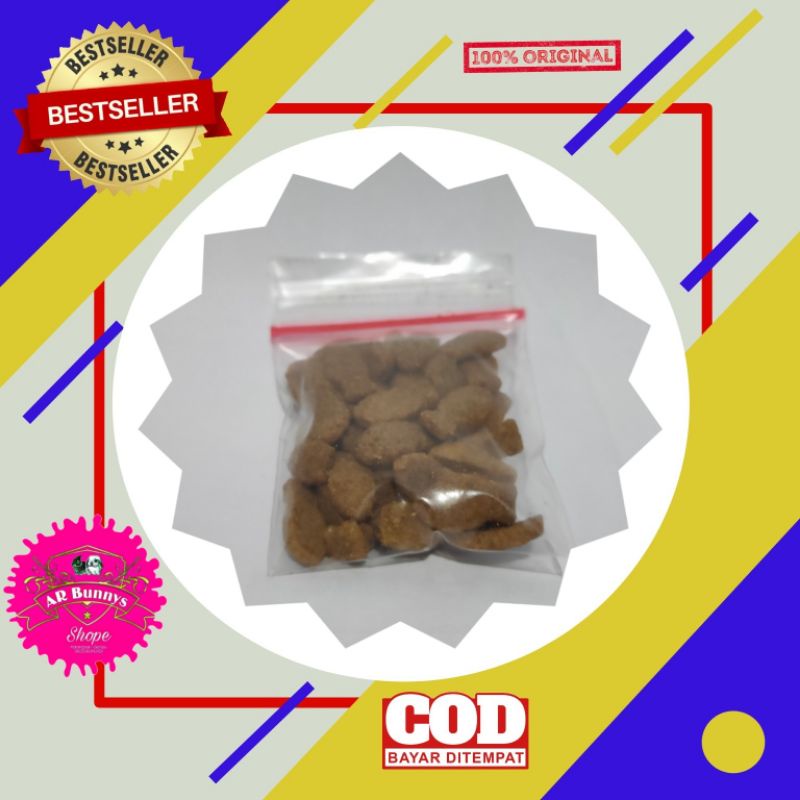 Snack camilan makanan hamster bentuk ikan