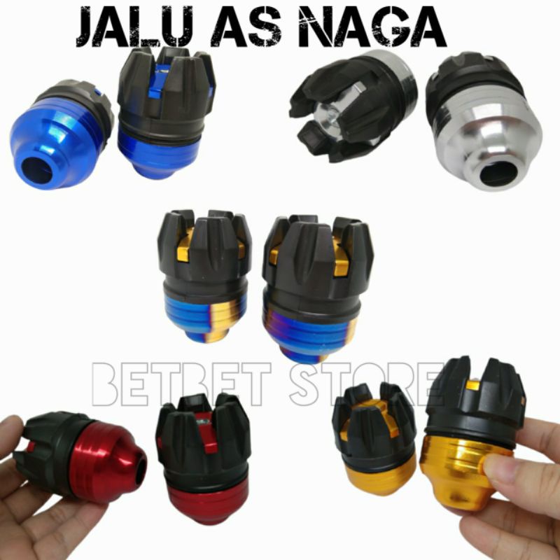 PROMO JALU AS NAGA JALU AS RODA DEPAN CNC UNIVERSAL BISA BUAT SEMUA MOTOR PCX HONDA YAMAHA VIXION