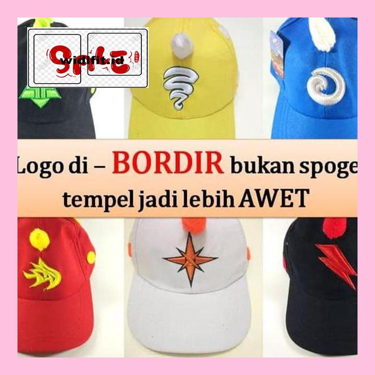 Aksbaby80P Topi Anak Boboiboy Boboi Boy - Api 840Ty-