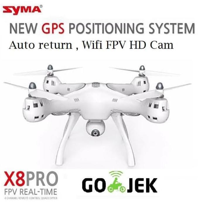TERBARU  Syma X8PRO X8 PRO Wifi FPV Drone GPS Auto Return