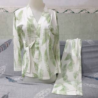 PP KIMONO LENGAN PANJANG  CELANA PANJANG BAHAN KAOS  IMPORT 