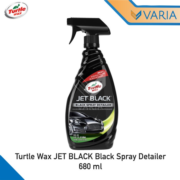 Turtle Wax JET BLACK Black Spray Detailer 680 ml Pengkilap Cat T319