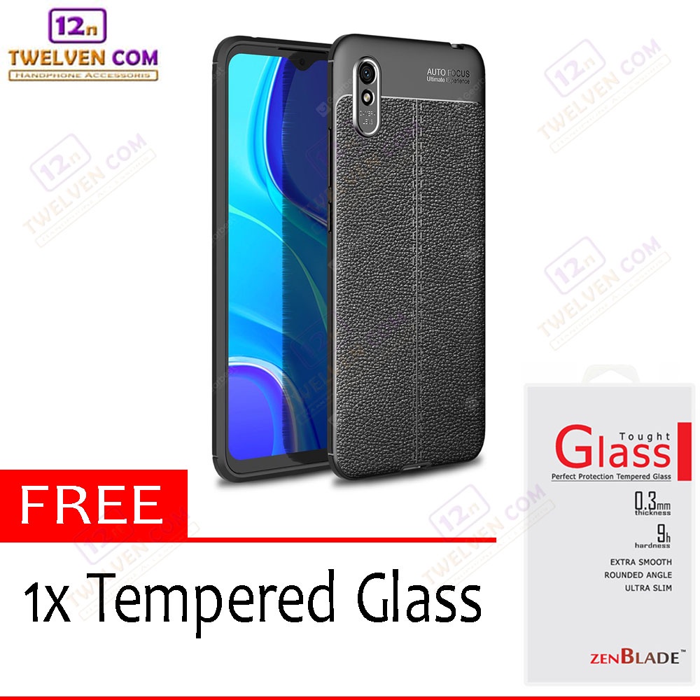 [FLASH SALE] Case Auto Focus Softcase Xiaomi Redmi 9a - Free Tempered Glass