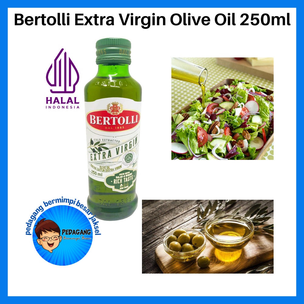 

Bertolli Extra Virgin Olive Oil 250ml | Minyak Zaitun | Olive Oil