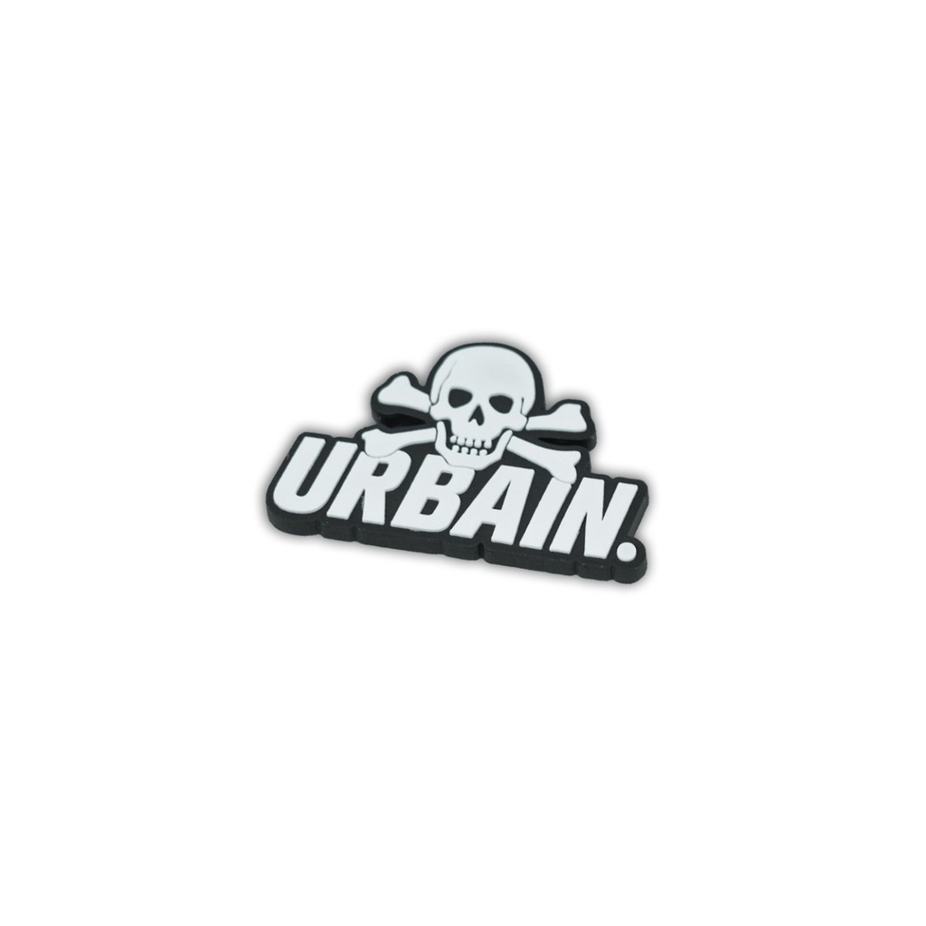 

Urbain Rubber magnet | Skull of urbain | Black