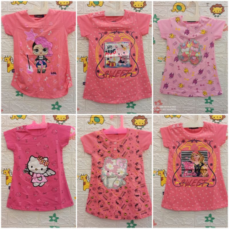 (BISA COD) dress anak daster anak cewek /atasan baju anak murah