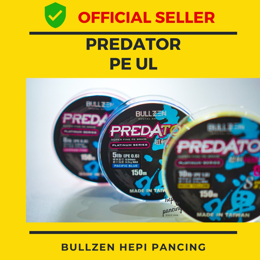 BULLZEN PE UL PREDATOR - SENAR PE UL