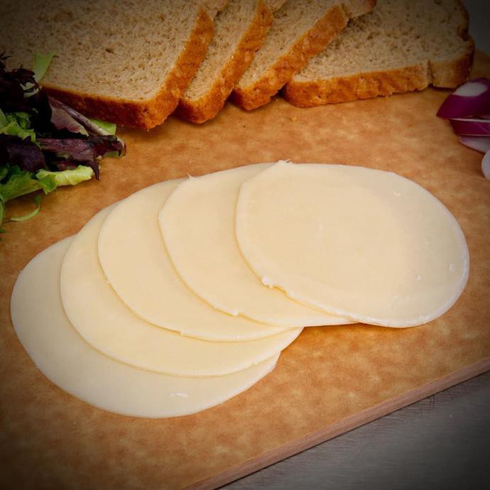 

CHEESE PROVOLONE SLICED 100% FRESH MILK / KEJU PROVOLONE DIIRIS 100GR