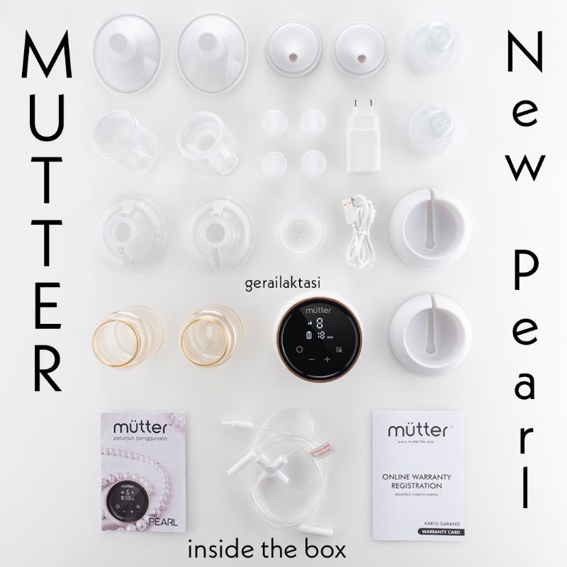 Mutter New Pearl Pompa ASI Dobel Elektrik - Double Electric Breast Pump