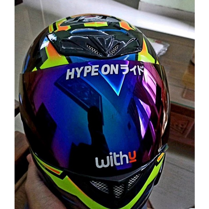 

Sticker hypeon kanji cutting