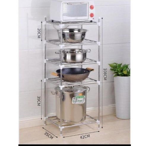 Rak Panci Susun 5 Stainles