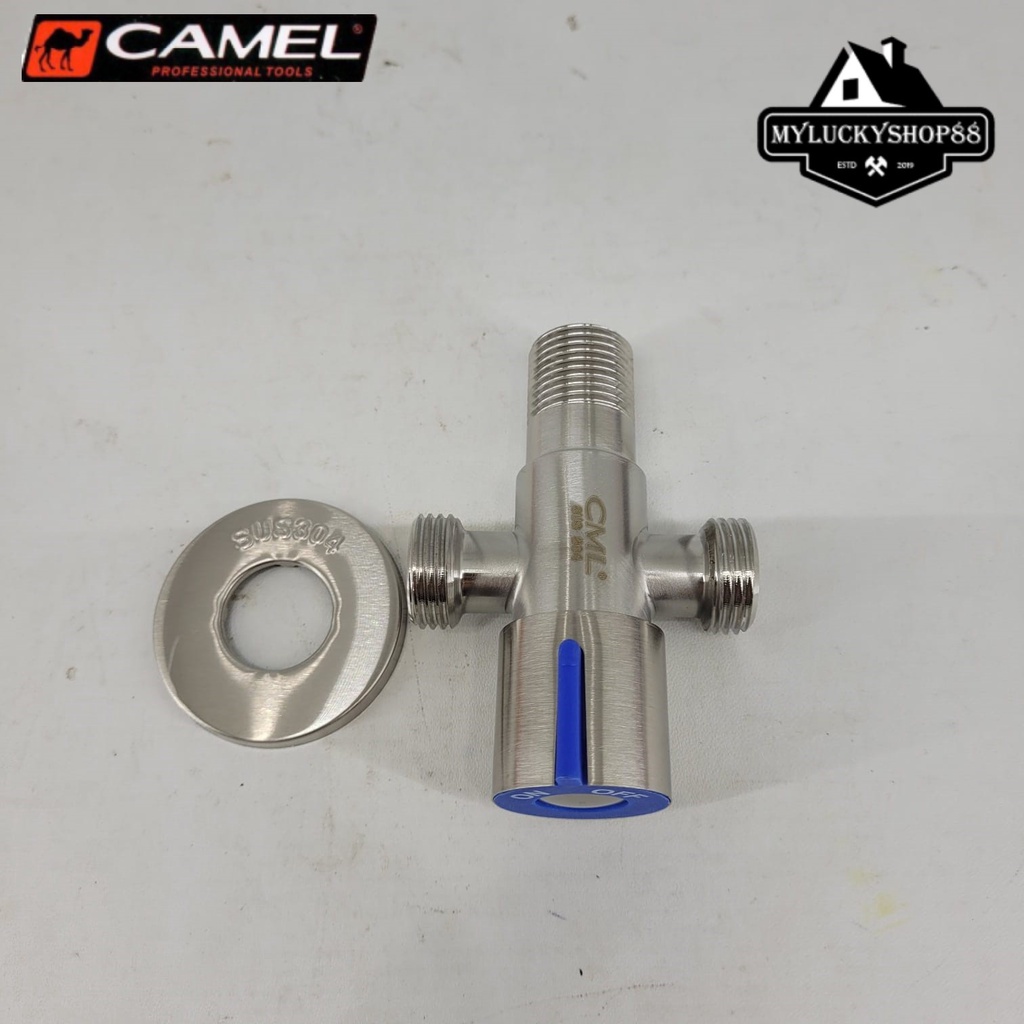 Camel Kran Cabang 1/2&quot; T Salib Shower Jetshower Keran Toilet Kakus WC