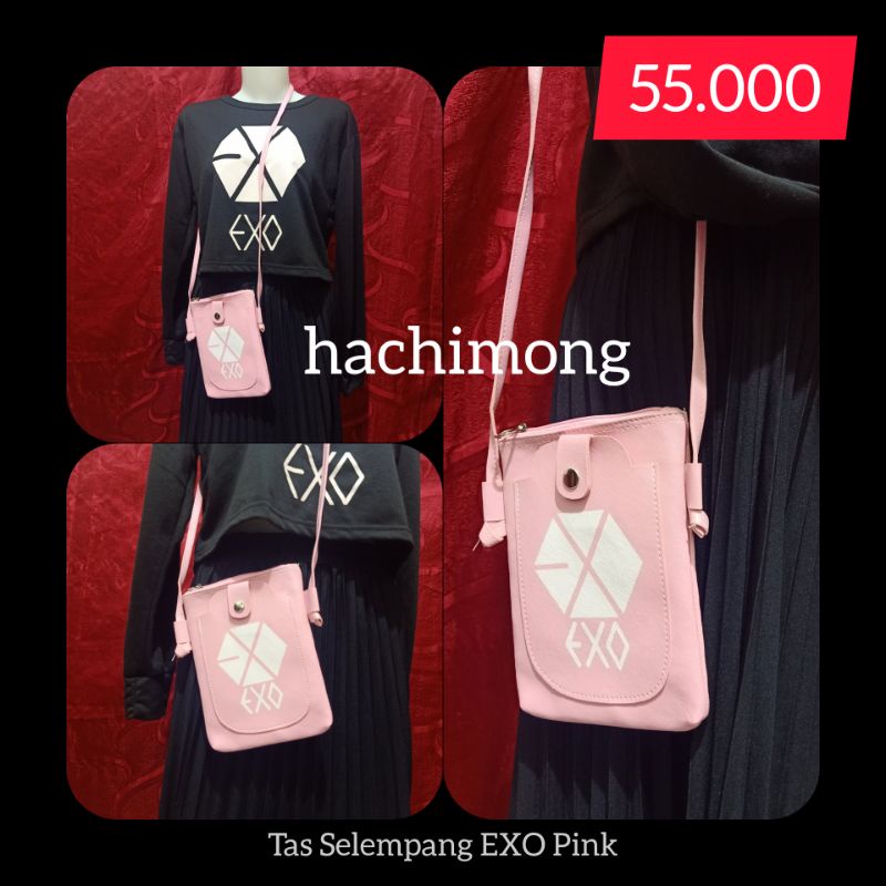 Tas Selempang KPOP EXO Pink