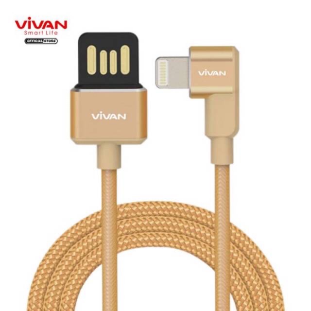 KABEL DATA IPHONE VIVAN BWL 100 USB IPHONE 5/6/7/8/10 VIVAN 1M 2,4A