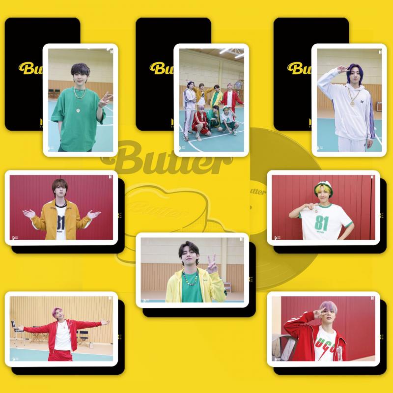 55pcs / Set Kartu Foto Album BTS Butter LOMO HD