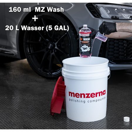 MENZERNA MZ WASH 1 Liter Premium Car Shampoo Busa Tebal Licin MURAH