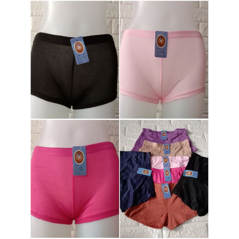 Celana Dalam Boxer 8002 (0159)  Free size Fit L CD Cewek Remaja Perempuan