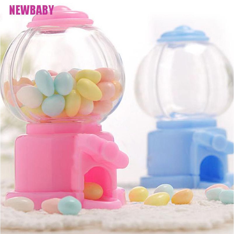 [NEWBABY] Mini sweet kids candy machine bubble gumball dispenser baby gift toys cute