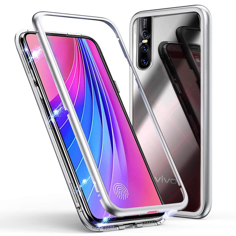 Casing Vivo Y91 Y93 Y95 Y12 Y15 Z1 Pro Magnetik Kaca